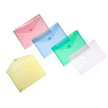 FolderSys dokumentficka DIN A5 liggande assorterade 10 st/förpackning