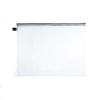 FolderSys A3 dokumentpåse med dragkedja transparent PVC