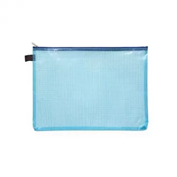 FolderSys 10 dokumentfickor A4 med dragkedja - transparenta