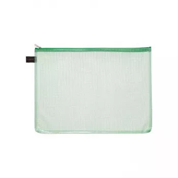 Foldersys 10 A4 dragkedjepåsar transparent
