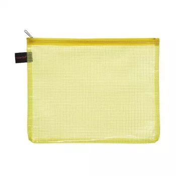 FolderSys 10 dokumentfickor med dragkedja A5 transparent