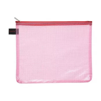 FolderSys 10 A5 dokumentpåsar med dragkedja - transparent PVC