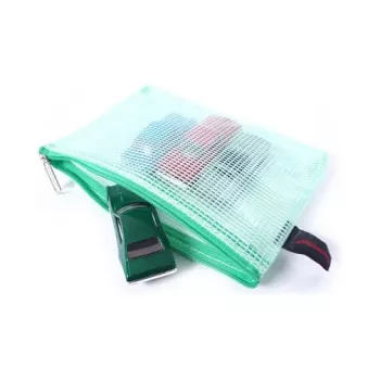 FolderSys 10 dragkedjepåsar A6 transparent