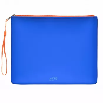 FolderSys PHAT BAG silikonblixtlåspåse A5, blå (40484-40)