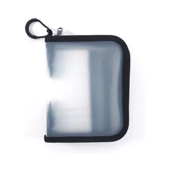 FolderSys blixtlåspåse Mini A6 transparent