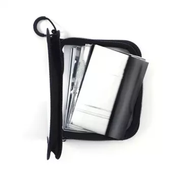 FolderSys blixtlåspåse Mini A6 transparent