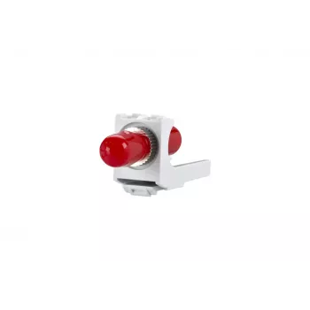 METZ CONNECT ST simplex fiberoptisk adapter multimode/singlemode vit