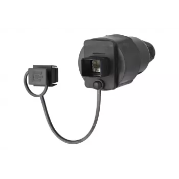 METZ CONNECT RJ45 fältkonfektionerbar kontakt Cat.6A skärmad IP67 svart 41,8 mm
