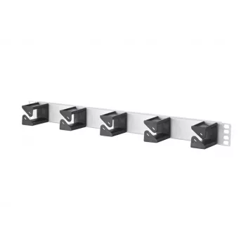 METZ CONNECT BTR kabelhanterare 1RU – kabelhanteringspanel – eloxerad aluminium – 1U – 19 inch