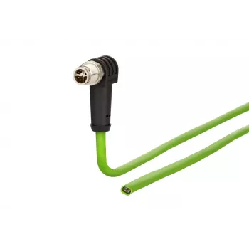 METZ CONNECT 142M2X90050 Cat6a M12-patchkabel 5 m svart