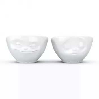 FIFTYEIGHT PRODUCTS litet skålset 100ml Grinning & Kissing White