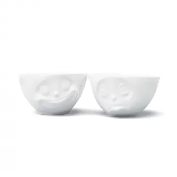 FIFTYEIGHT PRODUCTS skålset 200ml - Happy & Oh Please White