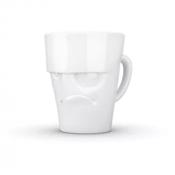 FIFTYEIGHT PRODUCTS FIFTYEIGHT mugg med handtag 350ml - Grumpy White