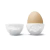 FIFTYEIGHT PRODUCTS äggkoppsset nr 3 – Happy & Grumpy White