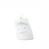 FIFTYEIGHT PRODUCTS FIFTYEIGHT Candle Snuggle CUDDLY liten ljushållare vit