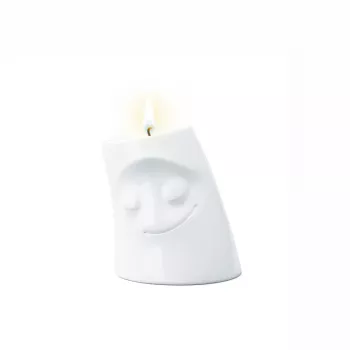 FIFTYEIGHT PRODUCTS FIFTYEIGHT Candle Snuggle CUDDLY liten ljushållare vit