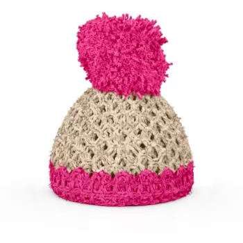 FIFTYEIGHT PRODUCTS äggkopp Mützchen, elfenben/magenta