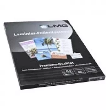 LMG lamineringsfickor A3 glansiga 80 mikron 100-pack