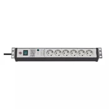 TRITON grenuttag med 6x Schuko CEE 7/6 uttag, 2,5 m kabel (RAC-RP-X04-P6)