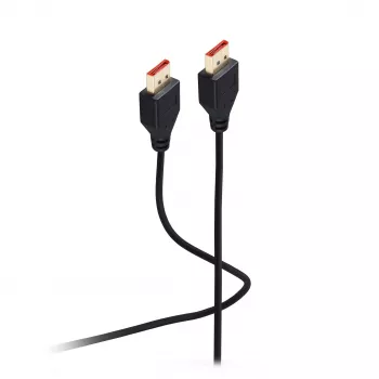 SHIVERPEAKS Flexline DisplayPort-kabel 1.4, kontakt till kontakt, UHD 8K, extra tunn, svart, 1,0 m (FL31-69025)