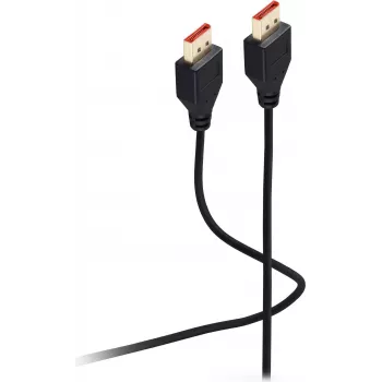 SHIVERPEAKS Flexline DisplayPort-kabel 1.4, kontakt till kontakt, UHD 8K, extra tunn, svart, 1,5 m (FL31-69155)