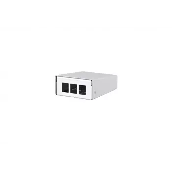 Metz Connect keystone AP-hölje 3 portar ren vit, utan lock