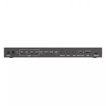 PureLink 4x1 HDMI 2.1-växel – 48Gbps – 8K 60Hz 4:2:0 12-bitars audio de-embedding och KVM-växel – 4-port