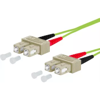 Metz Connect OpDAT fiberoptisk patchkabel SC-duplex till SC-duplex, OM5, 1 m