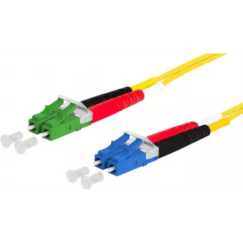 METZ CONNECT OpDAT patchkabel LC-duplex till LC-duplex APC OS2 singelmode 3,0 m