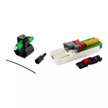 METZ CONNECT LC-OS2 simplex fiberoptisk patchkabel, 2 m, grön, 20-pack
