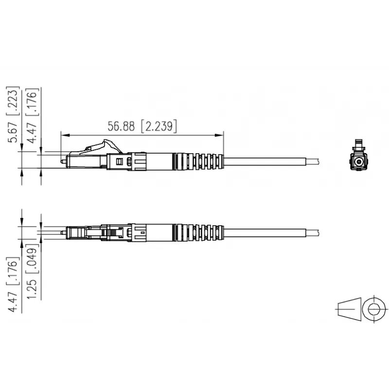 METZ CONNECT 1509QKJA002C-E LC-duplex OS2 singelmode-patchkabel grön 20-pack