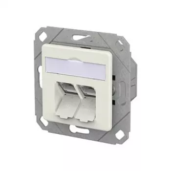 METZ CONNECT 130D381102-I E-DAT Cat.6A IDC UPk ren vit RJ45 keystone-jack