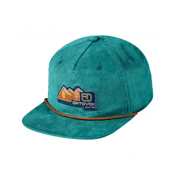 Ortovox Vintage Badge Cap – Pacific Green, storlek M