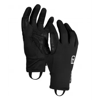 Ortovox Fleece Light Gloves – Black Raven, storlek L