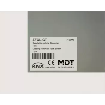 MDT märkfolie för Glass Push-button Plus ZFOL-GT