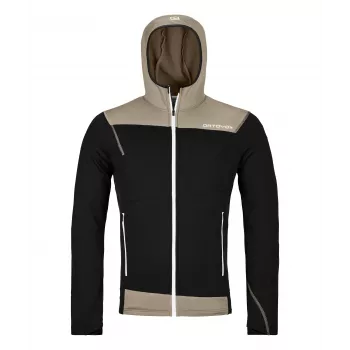 Ortovox Fleece Light Hoody – Black Raven