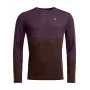 Ortovox 185 Rock N Wool Long Sleeve – Dark Wild Berry, XL