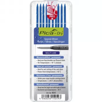 PICA-MARKER Pica DRY 4041 reservstift för djupgående markeringspenna, 2,8 mm, blå