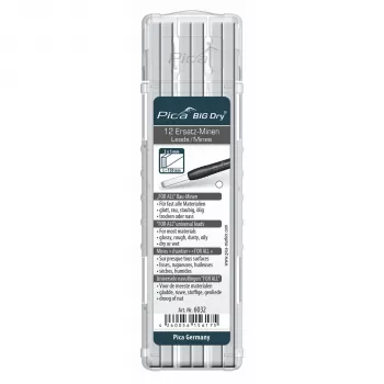 Pica BIG DRY Lead Set FOR ALL White – 12 stift