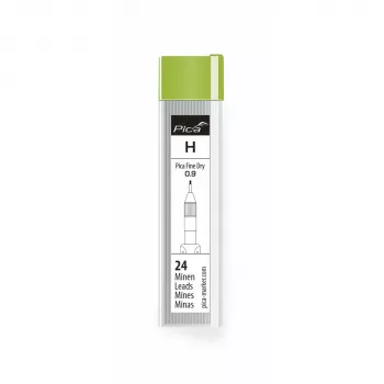 PICA-MARKER Pica Fine-Dry Refills H – 10 stift, 0,9 mm, grafit