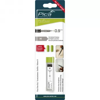 Pica Fine-Dry Refills H – 10 grafitstift 0,9 mm 125 mm