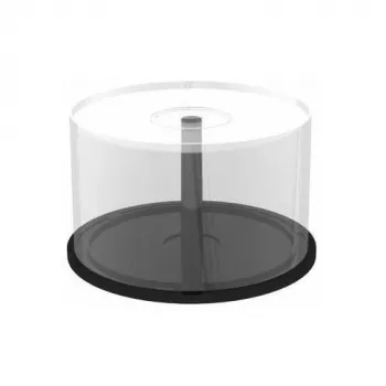 MEDIARANGE BOX42 spindelfodral för skivor - 50 skivor - transparent - plast - 120 mm - 1 st