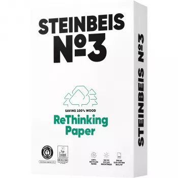 Steinbeis nr 3 återvunnet papper A4 80 g/m² 500 ark ISO 90