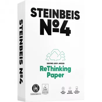 Steinbeis nr 4 återvunnet papper A4 80 g/m² 500 ark ISO 100
