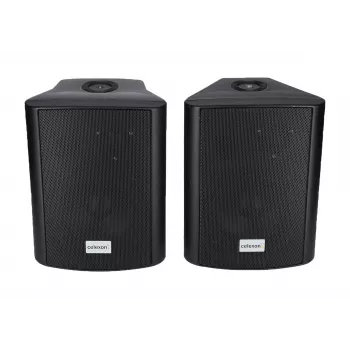 celexon 525-B aktiv högtalarset 2-vägs, 2 x 30 W RMS, med väggfästen, svart (1000003398)