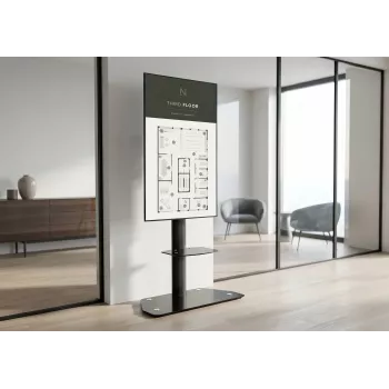 celexon Professional Adjust-3270MP Portrait Mobile Display Stand Trolley för 32-70