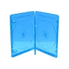 MEDIARANGE BOX38-4-30 jewel case – 4 skivor – blå – transparent – plast – 120 mm – dammtät – reptålig