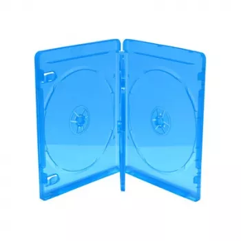 MEDIARANGE BOX38-4-30 jewel case – 4 skivor – blå – transparent – plast – 120 mm – dammtät – reptålig