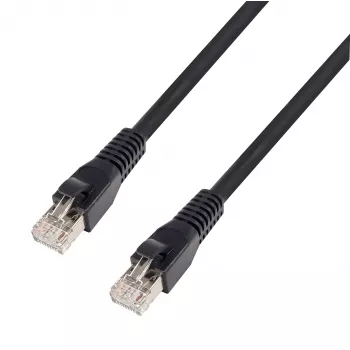 TTL 1812-HD-1 Cat.6a HDBaseT-patchkabel 1 m svart