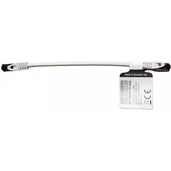 IT-BUDGET Full Copper Premium patchkabel - Flex AWG 26 - Cat.8.1 - 2000 MHz - halogenfri - PoE+ - 40 Gbit - grå - 0,5 m (90ITBFLEX81PK050G)